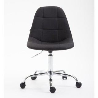 Silla de Oficina DANIL TELA en Piel color negro 2