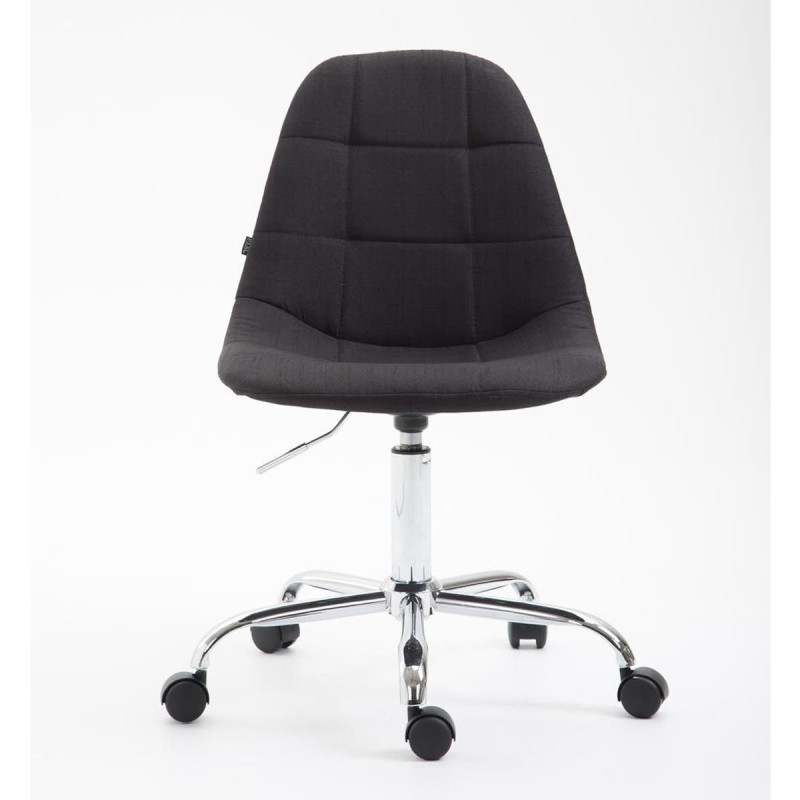 Silla de Oficina DANIL TELA en Piel color negro