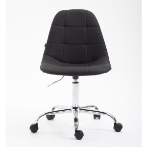 Silla de Oficina DANIL TELA en Piel color negro
