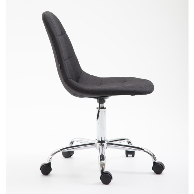 Silla de Oficina DANIL TELA en Piel color negro