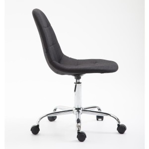 Silla de Oficina DANIL TELA en Piel color negro