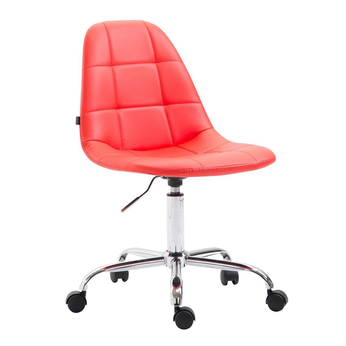 Silla de Oficina DANIL, Gran Acolchado, Estructura Metálica, en color Negro