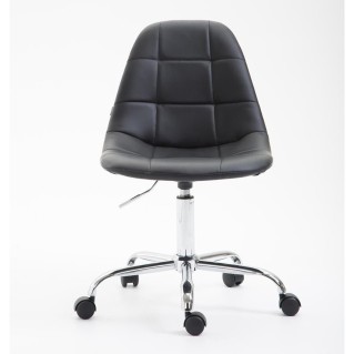 Silla de Oficina DANIL en Piel color negro 2