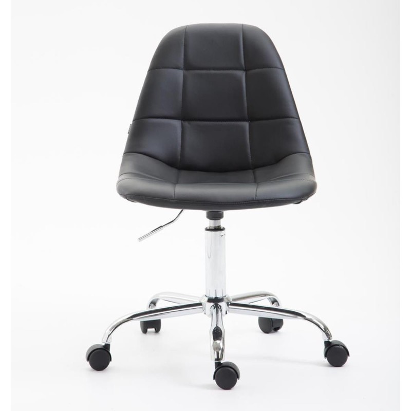 Silla de Oficina DANIL en Piel color negro