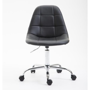 Silla de Oficina DANIL en Piel color negro