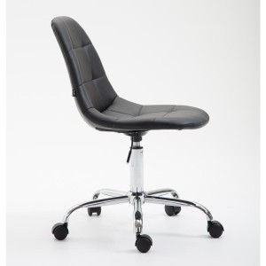 Silla de Oficina DANIL en Piel color negro