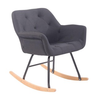 Mecedora DANDY en Tela color Negro