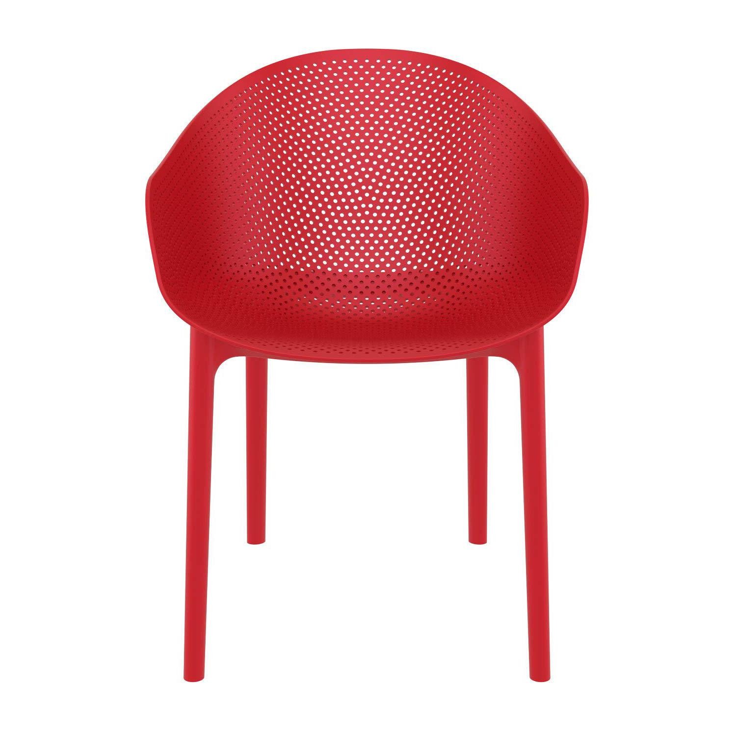 Silla de Confidente DYNA, Reposabrazos Integrados, Moderno Diseño, color Negro