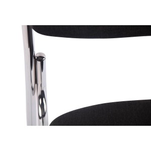 Silla de Confidente MAUI en Tela Negra