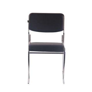 Silla de Confidente MAUI PIEL en Negro 2