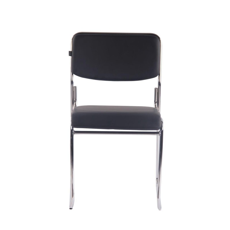 Silla de Confidente MAUI PIEL en Negro