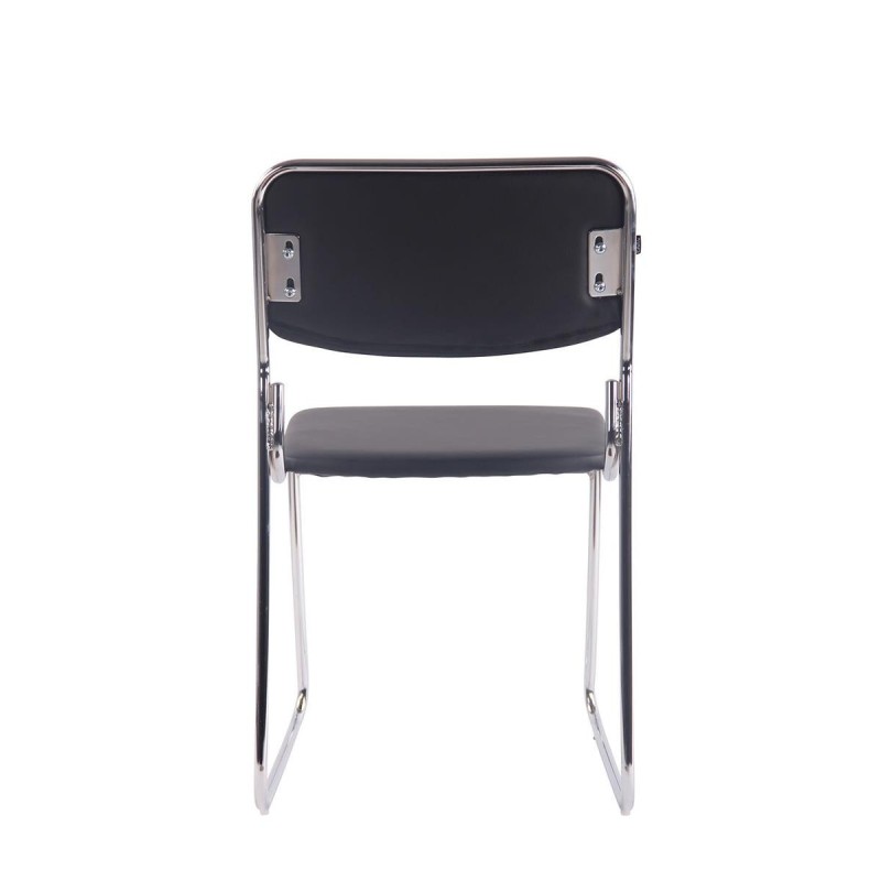 Silla de Confidente MAUI PIEL en Negro