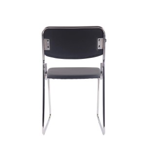 Silla de Confidente MAUI PIEL en Negro