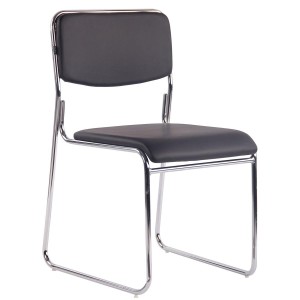 Silla de Confidente MAUI PIEL en Negro