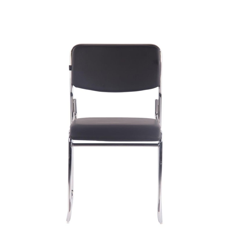 Silla de Confidente MAUI PIEL en Negro