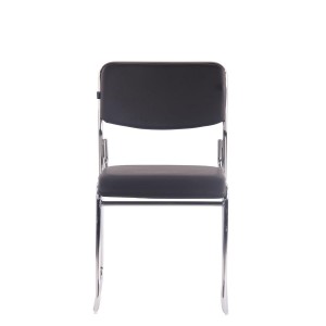 Silla de Confidente MAUI PIEL en Negro
