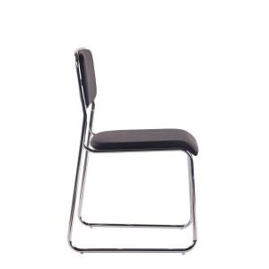 Silla de Confidente MAUI PIEL en Negro