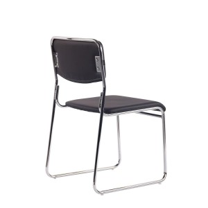Silla de Confidente MAUI PIEL en Negro