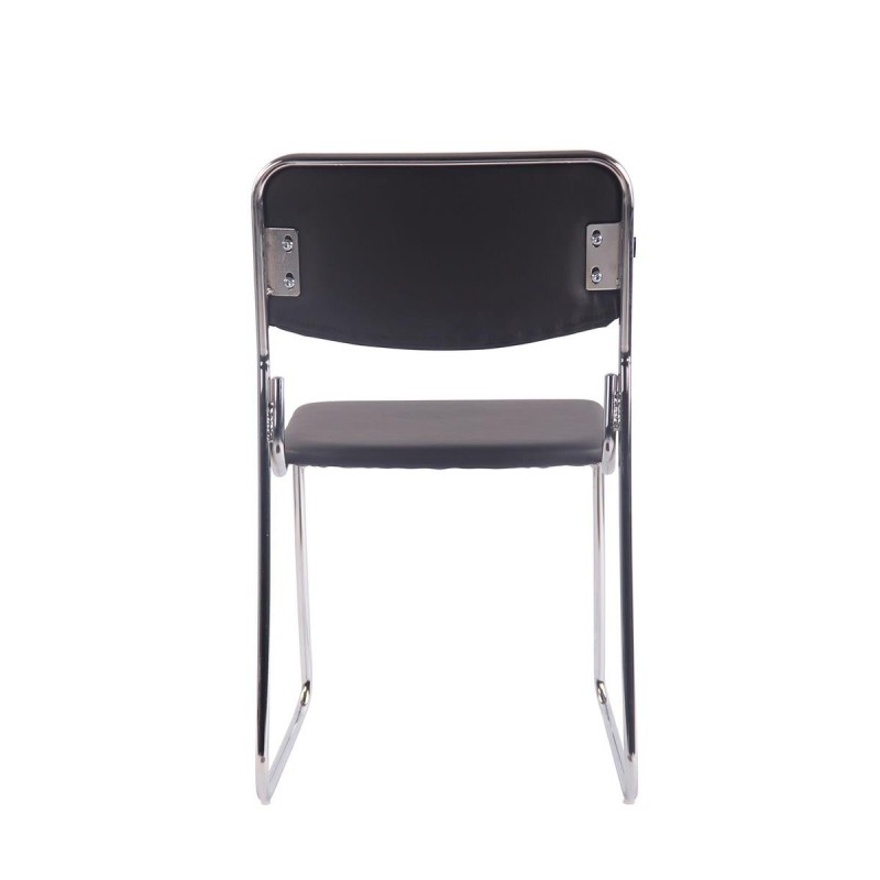 Silla de Confidente MAUI PIEL en Negro