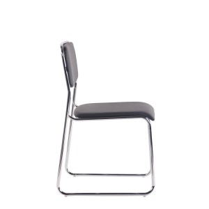 Silla de Confidente MAUI PIEL en Negro