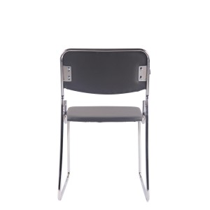 Silla de Confidente MAUI PIEL en Negro