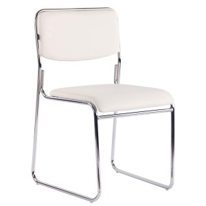 Silla de Confidente MAUI PIEL en Negro