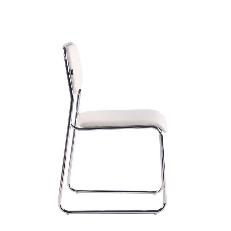 Silla de Confidente MAUI PIEL en Negro