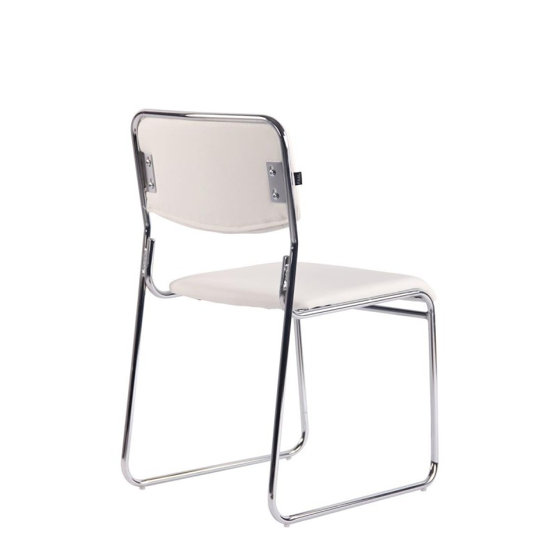 Silla de Confidente MAUI PIEL en Negro