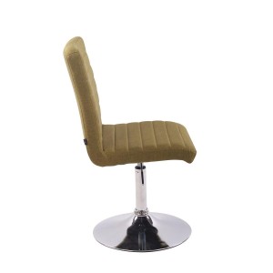 Silla de Confidente KATE en Tela color Negro