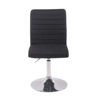 Silla de Confidente KATE en Tela color Negro 2