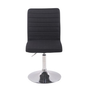 Silla de Confidente KATE en Tela color Negro