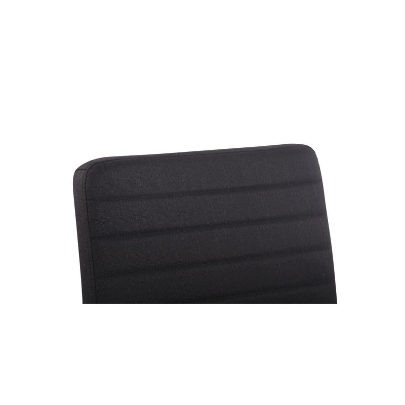 Silla de Confidente KATE en Tela color Negro