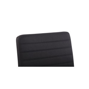 Silla de Confidente KATE en Tela color Negro