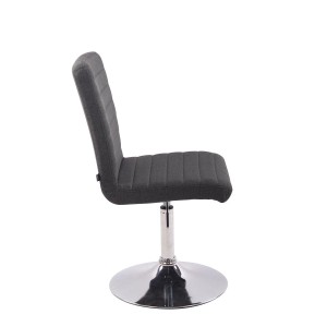 Silla de Confidente KATE en Tela color Negro