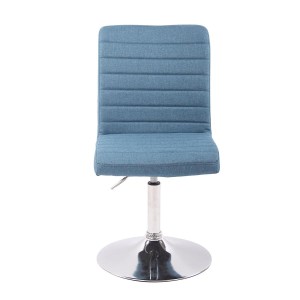 Silla de Confidente KATE en Tela color Negro
