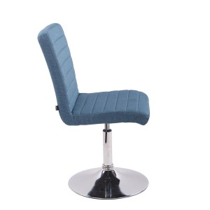 Silla de Confidente KATE en Tela color Negro