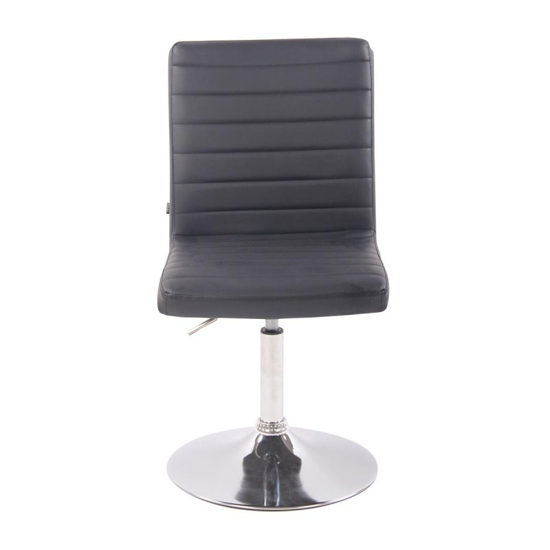 Silla de Confidente KATE PIEL en color Negro