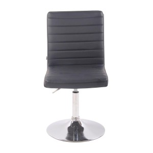 Silla de Confidente KATE PIEL en color Negro