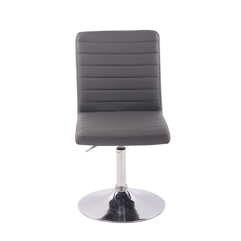 Silla de Confidente KATE PIEL en color Negro