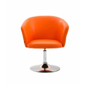 Silla de Confidente BALI en Piel color Negro