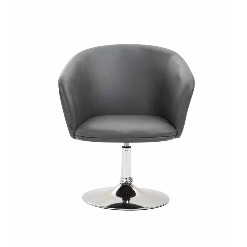 Silla de Confidente BALI en Piel color Negro