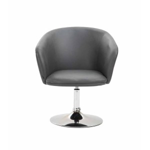 Silla de Confidente BALI en Piel color Negro