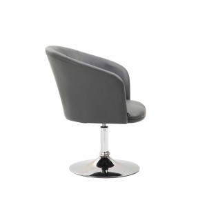 Silla de Confidente BALI en Piel color Negro
