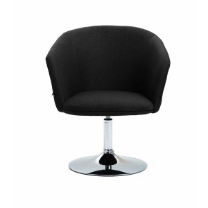 Silla de Confidente BALI TELA color Negro