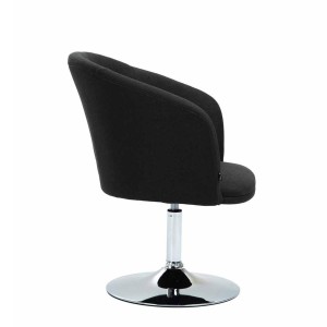Silla de Confidente BALI TELA color Negro