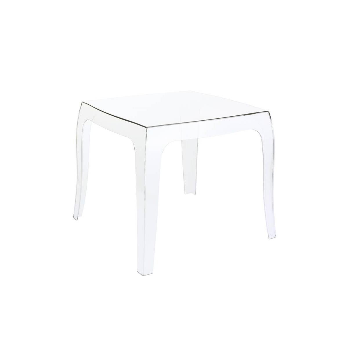 Mesa Auxiliar SOPHIE, 50x50 cm, Apilable, color Negro