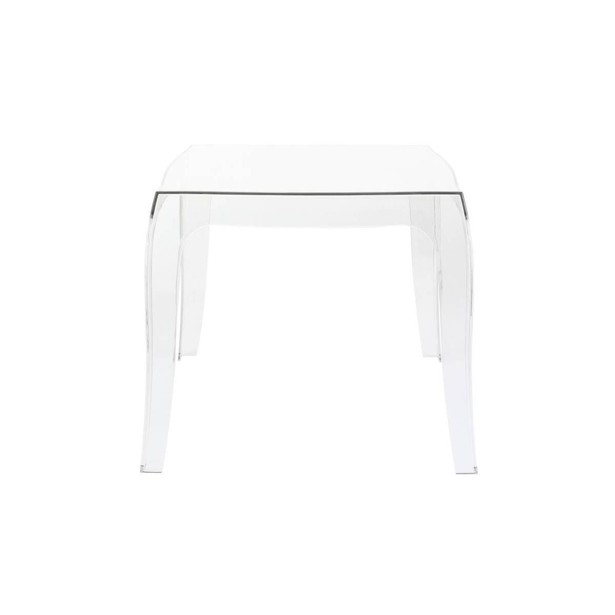 Mesa Auxiliar SOPHIE, 50x50 cm, Apilable, color Negro