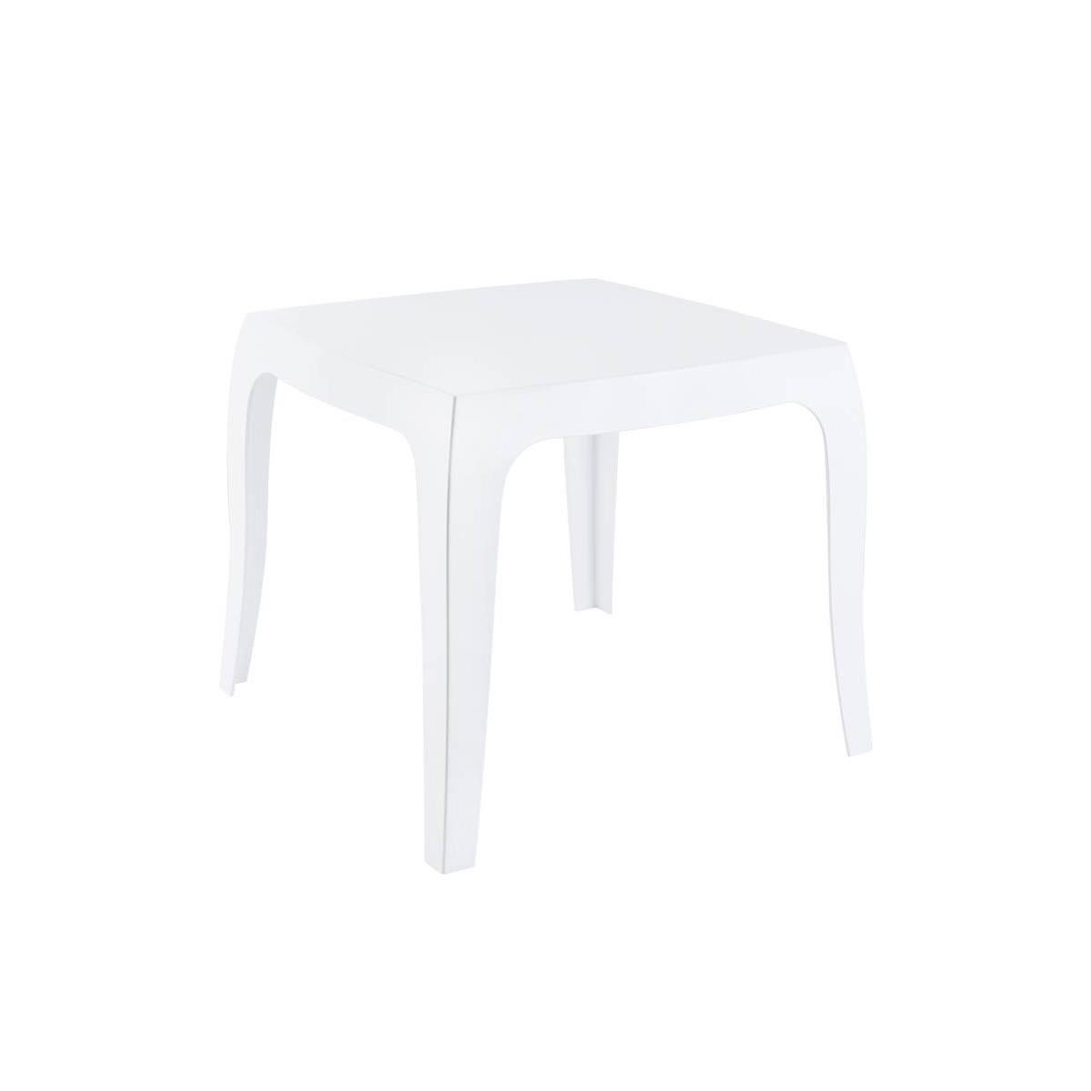 Mesa Auxiliar SOPHIE, 50x50 cm, Apilable, color Negro