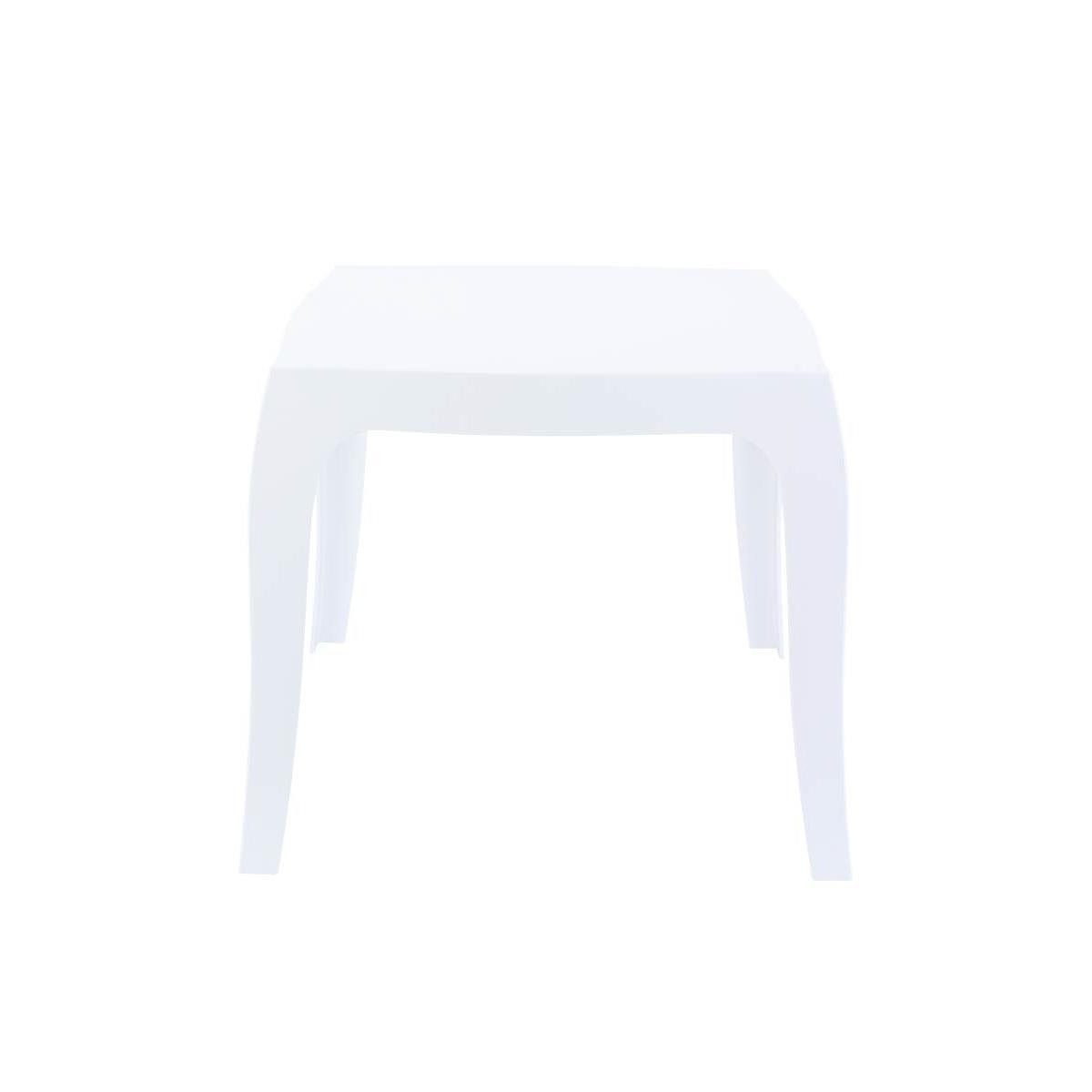 Mesa Auxiliar SOPHIE, 50x50 cm, Apilable, color Negro