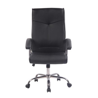 Silla de Oficina CALESTY en Piel color Negro 2